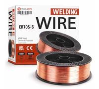 TOOLSAVE ER70S-6 MIG Welding Wire, Mild Steel, Copper Coated, 1.0mm, 15KG