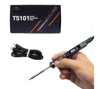 TOOLSAVING MINIWARE TS101 Soldering Iron 90W PD 65W DC Pocket-Size Digit Smart Programmable Welding Iron Station Kit with Original BC2 Tips