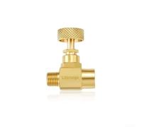 ToolsEvery Brass Needle Valve With 1/8 And 1/4 NPT Thread Options, Designed For Precise For Flow Regulation In Industrial And Gas Markets, Rated Up To 600psi(B)
