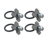 ToolsEvery Drawer Handles and Ring Pull,Alloy for Mexican Furniture Metal Handles,Vintage Drawer Knobs Pulls for Wooden Case,Cabinet,Drawer(4pc Black)