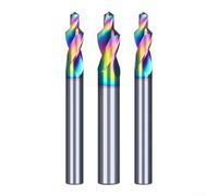 ToolsEvery High Hardness Step Drill for Aluminum and PVC Two Stage Counterbore Drill Bit for Precision Engraving (3.2-6.0)