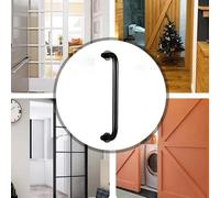 ToolsEvery Practical Sliding Barn Door Pull Handle in Matte Black Carbon Steel Hardware for Any Decor