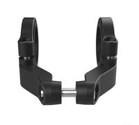 ToolsEvery Robust Electric Bicycle Headlight Mount, Adjustable Bracket for 22 2mm Handlebars (2pack)
