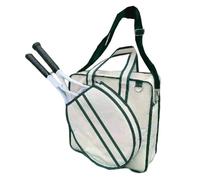 ToolsEvery Spacious Canvas Racket Carry Bag with Design and Practical Shoulder Strap