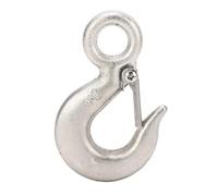 TOOLSGO 1 Ton Stainless Steel Lifting Hook Heavy Duty Rigging Cargo Hook for Transportation Construction Towing and Hoisting Applications
