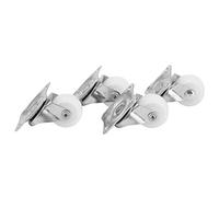 TOOLSGO 4Pcs 25mm Swivel Caster Wheels DIY Trolley Furniture Casters Single Wheel Load Capacity 20KG for Furniture Carts Cabinets and More
