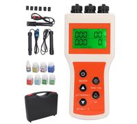 TOOLSGO 6 in 1 Water Quality Meter Dissolved Oxygen Tester DO PH EC TDS SALT TEMP Meter Salinity Temperature Meter for Drinking Water Aquariums Swimming Pool