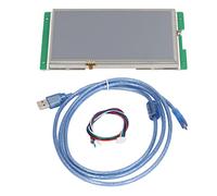 TOOLSGO 7in Resistive Serial Touch Screen 4 Wire Industrial TFT LCD Module HMI PLC Controller Panel Smart Efficient and Durable