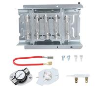 TOOLSGO Dryer Heating Component Replacement Kit Replaces 3403585 W10724237 3398063 3398064 8565582 Compatible with Various Brands Dryer