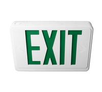 TOOLSGO Green LED Emergency Exit Sign Indoor Safety Evacuation Light AC 85-265V for Hotels Hospitals Malls Restaurants Offices and More
