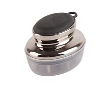 TOOLSGO Mini Scalp Serum Applicator Comb Nourishing Hair Applicator Massage Scalp Comb with Perspective Scale Window for Hair Care Growth (Grey)