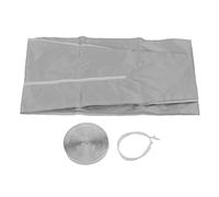 TOOLSGO Silver Gray Portable Air Conditioner Window Seal Kit Mobile AC Vent Soft Fabric Seal for Sliding CasementWindows (3 meters / 9.8ft)