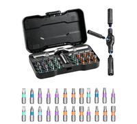 Toolsons Multitool Set 24 in 1, Toolsons T Handle Ratchet Screwdriver | Features 24 Magnetic Bits Covering 5 Screw Types Including Phillips, Flathead, Torx, And Hex for Diverse Repair Needs