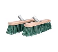 ToolSpace 2x Sweeping Brush 30 Cm For Roads And Paving, Road Broom, For Outdoor Use, Garden Broom, Brush