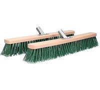 ToolSpace 2x Sweeping Brush 50 Cm For Roads And Paving, Road Broom, For Outdoor Use, Garden Broom, Brush