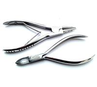 Toolspecific 2pc Surgical Steel Small CBR Hoop Ring Opening and Closing Pliers Body Piercing Tool Kit