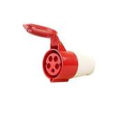 TOOLSTAR Industrial Plug & Sockets, 1 PCS IP44 Waterproof Blue Industrial Plug & Sockets Site Plug Sockets Splitter Connector Indoor/Outdoor (5-PIN 16A 215#)