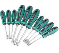 TOOLSTAR Nut Driver Set, 10pcs Nut Driver Spinner Screwdriver Set Nut Key Nutdriver Hand Tool Set 3/3.5/4/4.5/5/5.5/6/7/8/9mm