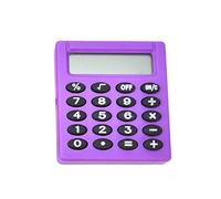 TOOLSTAR Pocket Calculators, 1PCS 8 Digits Electronic Desktop Calculator Mini Calculators Portable Caculator for Mathematics Teaching Daily Basic Office (Pueple)