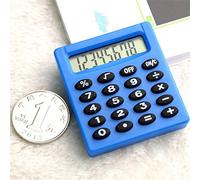 TOOLSTAR Pocket Calculators, 1PCS 8 Digits Electronic Desktop Calculator mini Calculators Portable Caculator for Mathematics Teaching Daily Basic Office (Blue)