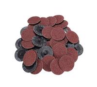 TOOLSTAR Quick Change Discs, 25pcs 50MM Quick Change R-Type Discs 2-Inch Sanding Discs for Rotary Tool Sanding and Surface Blending - 240Grits
