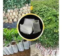 TOOLSTAR Seedling Bags, 100Pcs Biodegradable Non-Woven Plant Fabric Grow Breeding Nursery Bags for Pots Breeding, Plants Pouch (8 * 10cm)