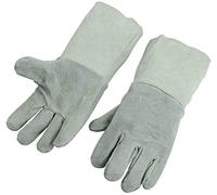 TOOLSTEK Wokin Welding Gloves Cow Split Leather, Heat & Fire Resistant, TIG Welding Gloves, Perfect for Gardening, Soldering, Metal Handling