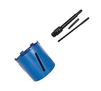 Tooltime® 117mm x 150mm Diamond Core Drill + 100mm Hex Arbor + Pilot Drill