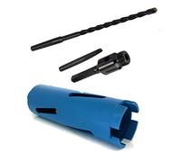 Tooltime® 52mm x 150mm Diamond Core Drill + 100mm Hex Arbor + Pilot Drill