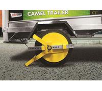 Tooltime Streetwize SWWL4 Wheel Clamps - Full Face -8"-10" Yellow & Black Metal Trailer Locks