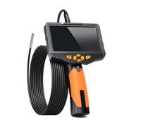 TOOLTOP Borescopes endoscopes NTS300 5.0 Inch Inspect Camera Digital Industrial Endoscope Camera 1080P HD Drain Pipe Inspection Borescope Snake Tube Waterproof (Single Lens-3.9mm-3m)