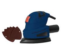 ToolTronix Heavy Duty 110w Detail Palm Corner Mouse Hand Sander Sanding Tool Free Sheet Blue