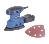 ToolTronix Heavy Duty 220w Detail Palm Corner Hand Sander Sanding Tool Free Sheet