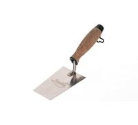 Toolty Bucket Trowel With Cork Handle 130mm Stainless Steel For Scooping And Scraping Mortar Cement Plaster Masonry Brickwork