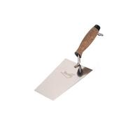 Toolty Bucket Trowel With Cork Handle 180mm Stainless Steel For Scooping And Scraping Mortar Cement Plaster Masonry Brickwork