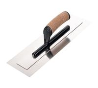 Toolty Flexible Plaster Finishing Trowel Trowel with Cork Handle - Stainless Steel - 14inch