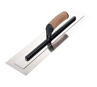 Toolty Flexible Plaster Finishing Trowel Trowel with Cork Handle - Stainless Steel - 18inch
