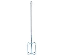 Toolty Gypsum Mixing Paddle 130 x 600mm - M14 Thread - Galvanized Mixer Whisk Stirrer - Positive - for Plaster, Gypsum, Finishing Coat, DIY - TLTY-1576P