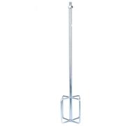 Toolty Gypsum Mixing Paddle Mixer Stirrer Whisk Agitator 130X600X10mm M14 Thread Galvanized Steel Diy