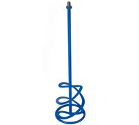 Toolty Helix Mixing Paddle Whisk Mixer Stirrer Agitator 160X600mm M14 Thread Powder Coated Steel 2Blade For Plaster Gypsum Adheive