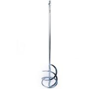 Toolty Helix Mixing Paddle Whisk Mixer Stirrer Agitator 160X750mm M14 Thread Galvanized Steel 2Blade For Plaster Gypsum Adheives