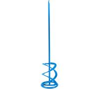 Toolty Helix Plus Mixing Paddle Stirrer Agitator Whisk Mixer 70X400X8mm Hex Powder Coated Steel For Plaster Concrete Mortar Diy