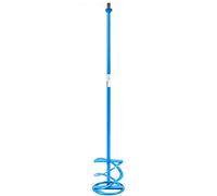 Toolty Italian Mixing Paddle 155 x 600mm - M14 Thread - Painted Mixer, Whisk, Stirrer - Positive 2-Blade - for Plaster, Gypsum, Adheives, Concrete, Cement, Glue, Paint, DIY - TLTY-1096
