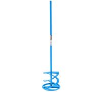 Toolty Italian Mixing Paddle 80 x 400 x 7mm - HEX - Painted Mixer, Whisk, Stirrer - Positive 2-Blade - for Plaster, Gypsum, Adheives, Concrete, Cement, Glue, Paint, DIY - TLTY-1010