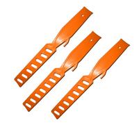Toolty Manual Paint Stirrer 280mm Set 3Pcs Plastic Orange For Paint Liquid Varnish Mixing Stirring Diy