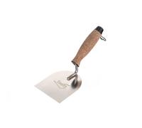 Toolty Margin Wall Putty Finishing Trowel With Cork Handle 100mm Stainless Steel For Brickwork And Plastering Rendering Diy K