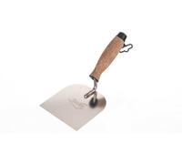 Toolty Margin Wall Putty Finishing Trowel With Cork Handle 120mm Stainless Steel For Brickwork And Plastering Rendering Diy K