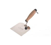 Toolty Margin Wall Putty Finishing Trowel With Cork Handle 120mm Stainless Steel For Brickwork And Plastering Rendering Diy