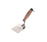 Toolty Margin Wall Putty Finishing Trowel With Cork Handle 80mm Stainless Steel For Brickwork And Plastering Rendering Diy K