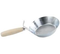 Toolty Masonry Scoop, Construction Pan - 170mm (6.69") - Wooden Handle - Galvanized Steel - Plaster, Water, Hand Tools, DIY - TLTY-0411
